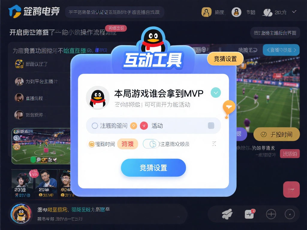 企鹅电竞主播如何开启竞猜功能并吸引观众积极参与？