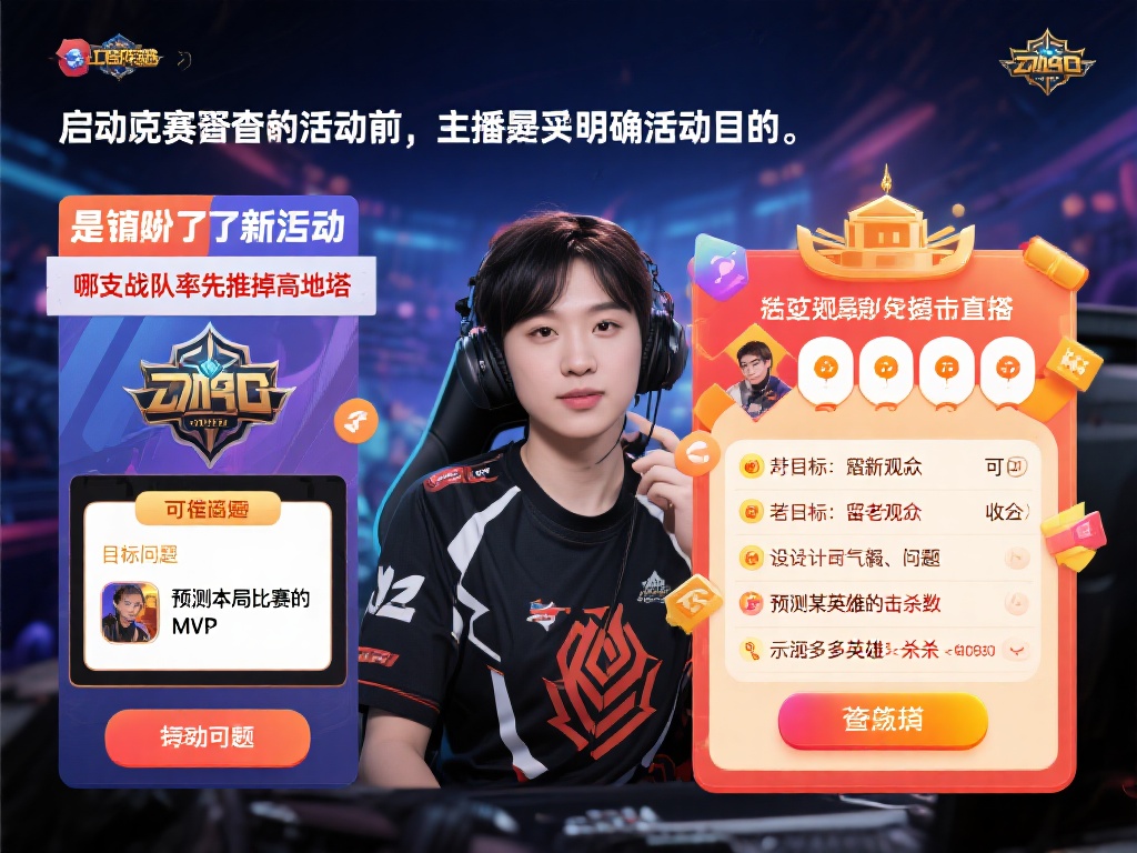 电竞主播如何设计竞猜活动并有效吸引观众参与的实用指南