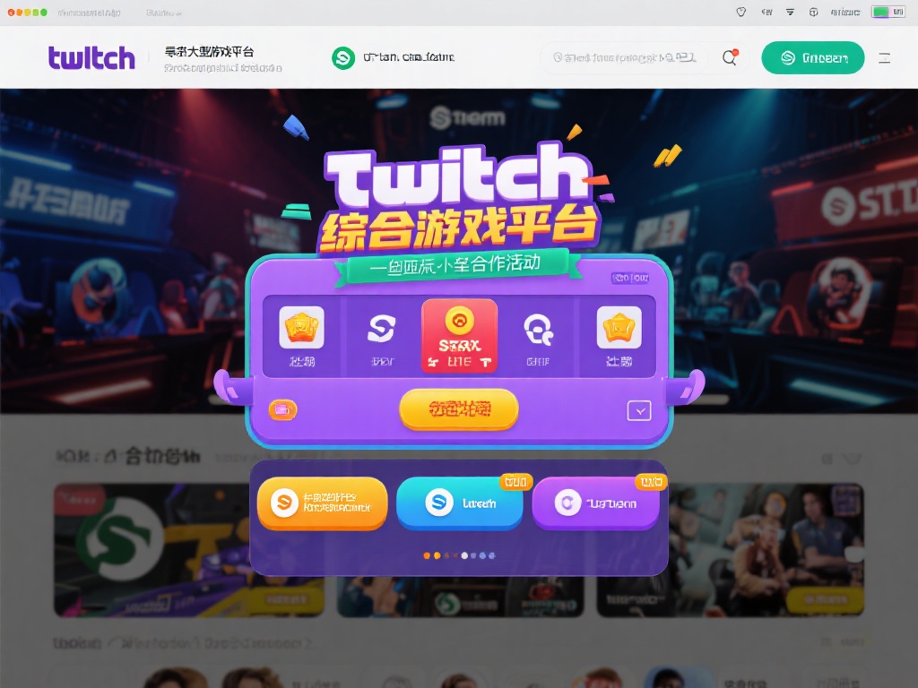 综合性游戏平台：一些大型游戏平台，如&nbsp;Twitch